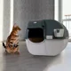 thumbnail image 4 of Caja de arena autolimpiante Omega Paw Roll 'n Clean Grande, 4 of 7