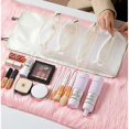 thumbnail image 4 of Four-in-one cosmetic bag multifunctional storage bag detachable large capacity travel bag (wine red), 4 of 5