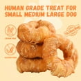 thumbnail image 4 of (4 pack) Pawmate Rawhide Dog Treats, Chicken Wrapped Rawhide Donuts, Long Lasting Chews for Medium Large Dogs, 4 Count, 4 of 11