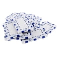 thumbnail image 2 of MagiDeal 10 fichas de póker rectangulares de cerámica para Mahjong y Texas Poker, blancas Blanco, 2 of 9