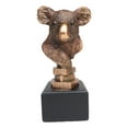 thumbnail image 3 of Exotic Australian Koala Bear Head Bust Statue In Bronze Electroplated Finish, 3 of 5