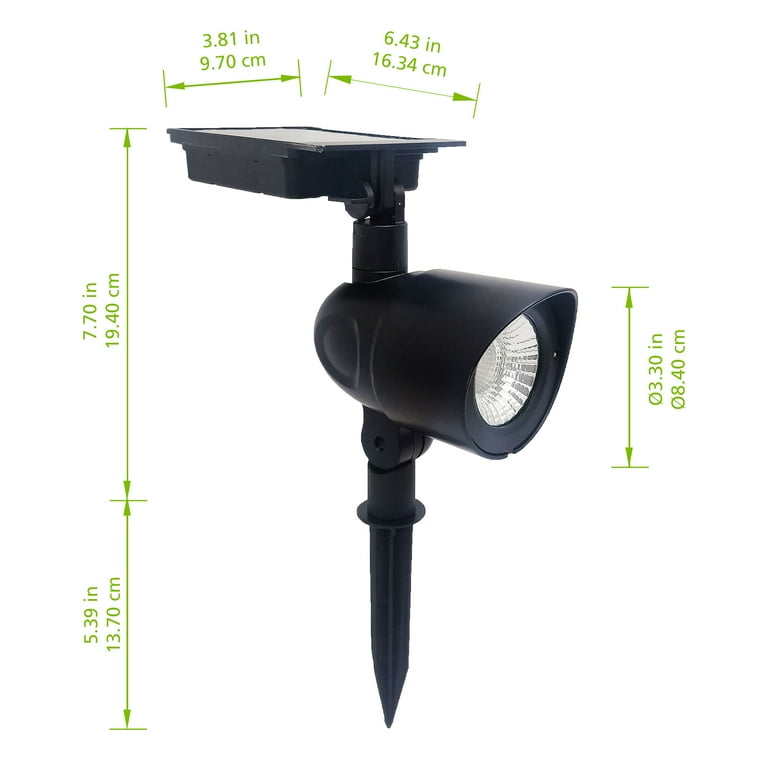 Portfolio 90-Watt Black Solar LED Landscape Flood Light Portfolio 90-Watt Black Solar LED Landscape Flood Light