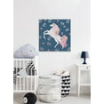 thumbnail image 4 of Marmont Hill Strawberry Swirl Unicorn Canvas Wall Art, 4 of 7
