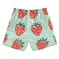 thumbnail image 7 of FORMRS Boys Swim Trunks Quick Dry Mesh Liner Boardshorts Sizes XS-XL, Red Strawberry, 7 of 7