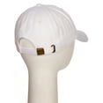 thumbnail image 4 of D&I Plain Dad Hat 100% Cotton Unstructured Hat Unisex Adjustable Strap - White, 4 of 8