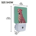 thumbnail image 4 of Yayeee LED Night Light for The Home Plug in With Light Sensors 2 Pack, Big Pink Cheetah, 4 of 6
