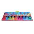 thumbnail image 2 of Tapetes musicales para niños, plegable, 10 teclas, educativo, portátil, tapete para Piano, teclado de música, tapete para baile, 2 of 9