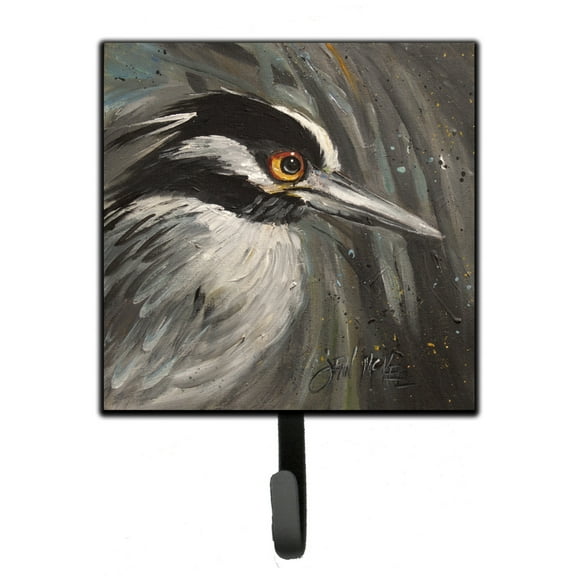 Carolines Treasures JMK1219SH4 Night Heron Leash or Key Holder 7Hx4.25W multicolor