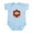 Sky Blue, variant on CafePress - Pizza Bagel Infant Bodysuit - Baby Light Bodysuit, Size Newborn - 24 Months