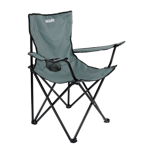 Silla Camping Y Playa Plegable Portatil Para Exteriores Gaon Gris Duralife Camping
