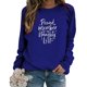thumbnail image 5 of Sudaderas Navideñas Para Mujer, Blusa de Manga Larga Con Bolsillo Estampado A La Moda, Tops Informales, Sudaderas Con Botones Odeerbi ODB191762, 5 of 7