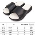 thumbnail image 2 of Zapatillas de casa Cómodas diapositivas planas para interiores Diapositivas abiertas para interiores y exteriores, 2 of 9