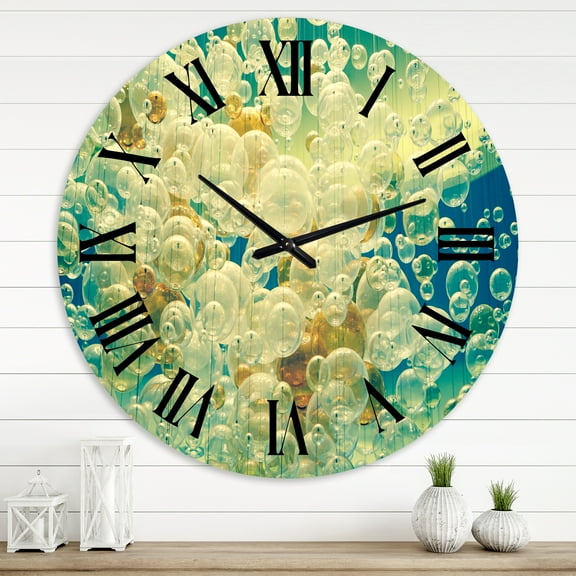 Designart 1 in Modern,Contemporary Wall Clock