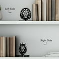 thumbnail image 4 of Glowneon Personalized Lion King Metal Bookends, Man Book Nook Decor, 4 of 5