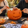 thumbnail image 4 of Halloween Pumpkin Carving Kit, 27Pc Premium Metal Craft Tools with 24 PCS Stainless Steel Pumpkin Carving Stencils & 3 Carving Tools, Easy Use Festive DIY Craft Kit for Halloween Decoration, 4 of 6