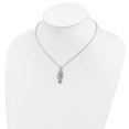 thumbnail image 3 of Auriga Fine Jewelry 925 Sterling Silver Rh-plated Brilliant-cut CZ Seahorse Necklace with 2 Inch Ext. Necklace for Women 18", 3 of 5
