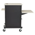 thumbnail image 5 of Oklahoma Sound PRC Series Modern Metal Jumbo Presentation Cart in Ivory/Black, 5 of 11