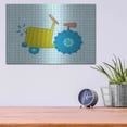 thumbnail image 4 of Luxe Metal Art 'Blue Tractor' by Viv Eisner, Metal Wall Art, 16"x12", 4 of 9