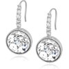 Kate Spade Reflecting Pool Pavé Round Drop Two Tone One Size Earrings WBRUH518911