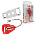 thumbnail image 4 of Portable Door Lock for Travel, Hotel Door Lock, Door Locks for Bedrooms, Airbnb, Apartment Security, Dorm Room College Apartment Essentials Hotel Essentials Hotel Room Security Devices for Women Men, 4 of 9