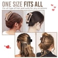 thumbnail image 4 of SAIDESI Hair Claw Clips for Women Thick and Thin Hair Accessories 8P Big and 4P small, 4 of 6