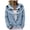 A-A Blue, variant on enyan Women's Cotton Lightweight Cardigans Long Sleeve Knitted Button Down Sweater(Red,L)