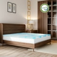 thumbnail image 3 of Arctus Queen Mattress Topper, 2" Memory Foam Mattress Topper, Blue, 3 of 7