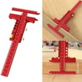 thumbnail image 2 of Sliding Edge Ruler Woodworking Marking Ruler Woodworking Construction Ruler, 2 of 9