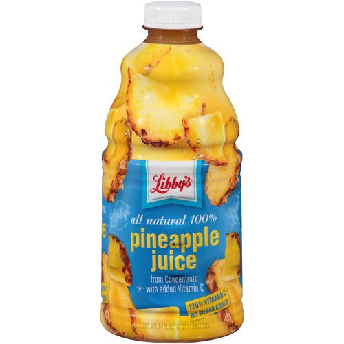 Libby's 100 Pineapple Juice, 64 Fl. Oz.