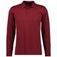 thumbnail image 1 of RAGMAN Polo de manga larga para hombre - Soft Knit Polo Polo con botones de manga larga, mezcla de algodón, botones delanteros, fácil de cuidar Rojo 8XL (XXXXXXXX-Large), 1 of 2