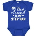 thumbnail image 3 of Inktastic My Best Friend is My Step Dad with Hearts Boys or Girls Baby Bodysuit, 3 of 5