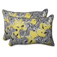 thumbnail image 1 of Pillow Perfect 593777 Indoor-Outdoor Herd Together Wasabi Over-Sized Rectangular Throw Pillow, Yellow - Set of 2, 1 of 1