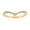 Yellow Gold, variant on 0.22ctw CZ Chevron Wave Stackable Wedding Band Pairable with Engagement Rings in 18K Rose Gold; 18K Yellow Gold; Rhodium Plating, 1.5mm, Size 5-10