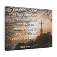 thumbnail image 5 of Scripture Walls  Son Of Man Mark 10:45 Bible Verse Canvas Christian Wall Art Ready to Hang Unframed, 5 of 16