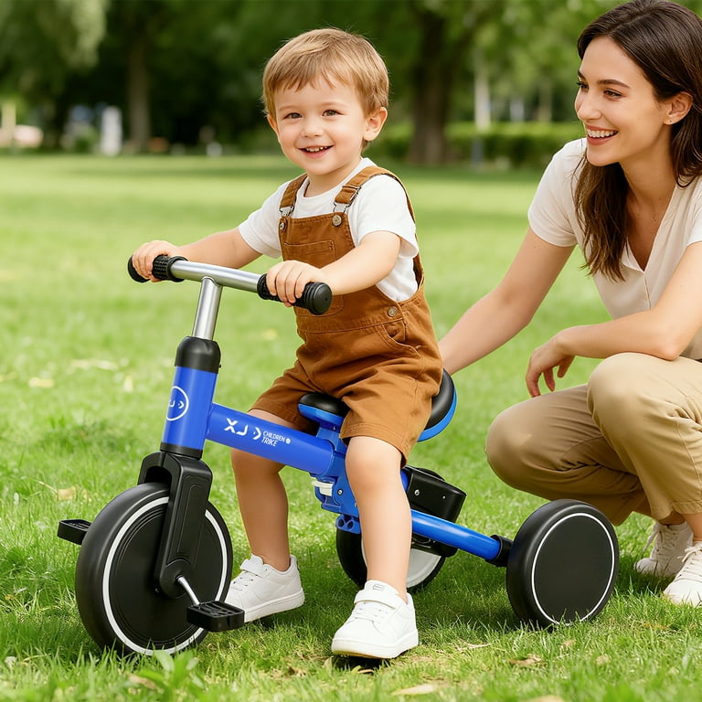 XJD Kids First Tricycle, 7 in 1 Toddler Bike for 1-3 Years Old
