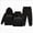 A126-Black, variant on Gibobby Toddler Baby Girls Soft Clothes 12 24 Months 2T 3T 4T Long Sleeve Romper Jumpsuit Pants Outfit Set(12-13 Years,Black)