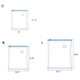 thumbnail image 3 of Buy 2 get 10% off 5 Packs Vacuum Storage Bag Space Store Gas Tight Compression Seal For Home Travel Cloth Packing, 3 of 5