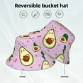 thumbnail image 4 of Kdxio Reflective Bucket Hat - Different Avocados Print Bucket Hat for Men,Women, 4 of 9