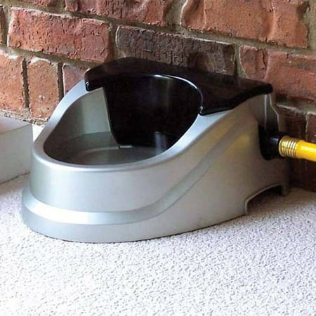 RPI Aqua Buddy Automatic Float Waterer, 2 Quart, Silver/Black, 12" x 11" x 5.5