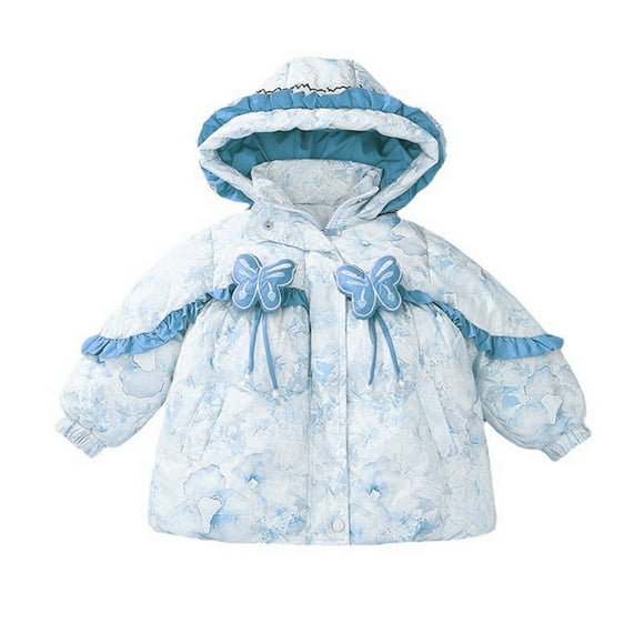 Girls Down Jacket Size 6 Women's Down Jackets & Parkas North Face Winter Children's Cottonblend Padded Children's Autumn And Winter New Korean Version Of Thick Cottonblend Padded Girl