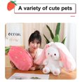 thumbnail image 3 of Bunny Plush Pillow Dolls Cute Rabbit Creative Pink Pp Cotton Dumb 18cm/25cm Stuffed Rabbit Plush Toys T, 3 of 4