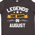 thumbnail image 4 of Inktastic Legends Are Born in August Boys or Girls Toddler T-Shirt, 4 of 5