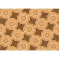 thumbnail image 1 of Ahgly Company Indoor Rectangle Patterned Cantaloupe Orange Area Rugs, 2' x 4', 1 of 6