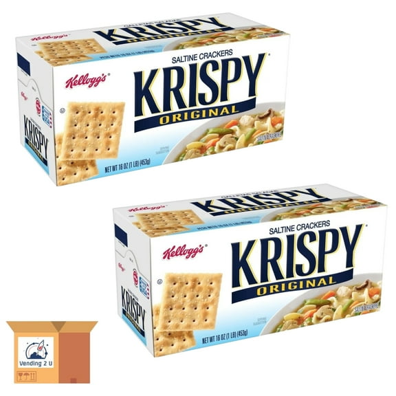 ( 2 Pack ) Krispy Sunshine Saltine Crackers - Original 16.00 Oz