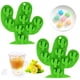 thumbnail image 1 of 2 uds Mini bandeja para cubitos de hielo de Cactus, juego de moldes de silicona para Chocolate, dulces, pasteles, magdalenas, jabón, hornear, gelatina, galletas, crayón de cera, 1 of 5