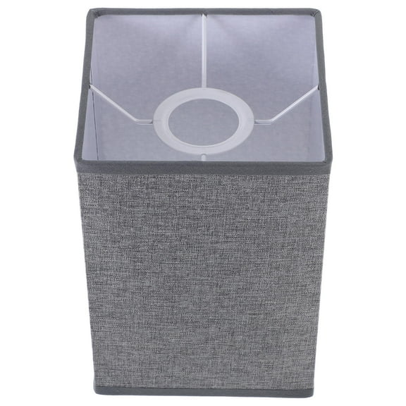 HEMOTON Table Square Lampshade Beautiful Lampshade 14x14x20cm Light Grey