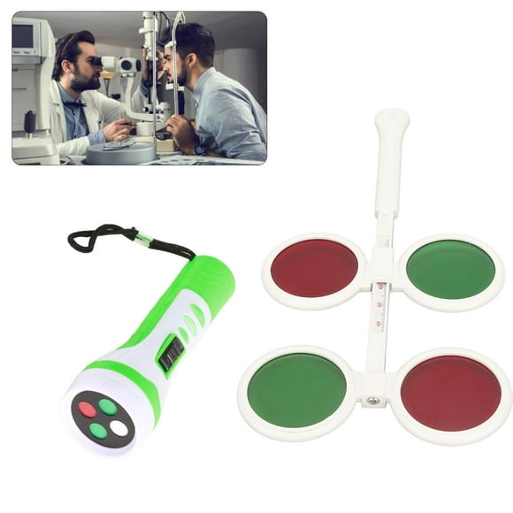 Worth 4 Light Test, Eye Suppression Check Portable 4 Dot Test Light Professional Filtration For Adults For Spectacles Store