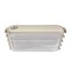 thumbnail image 2 of Caja para albóndigas con tapa, transparente, sellada a presión, organizador para refrigerador blanco crema, 2 of 9