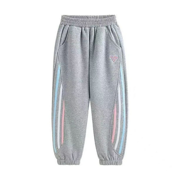5 14y Girls Winter Warm Sherpa Lined Sweatpants Jogger for Kids Toddler Fleece Thermal Joggers with Pockets Autumn Running Pants Walmart