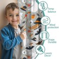 thumbnail image 3 of Blackout Kids Curtains,Happy Halloween Pattern Childrens Insulated Curtains Set Of 2,Bedroom Essentials,Toddler Room Decor 52x84in(132x213cm), 3 of 5
